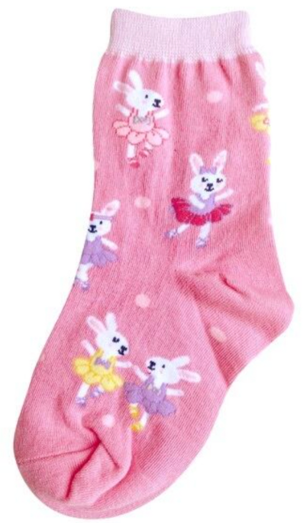Youth Tutu Socks: Youth 7-10 Years (Shoe Size 12-5Y)