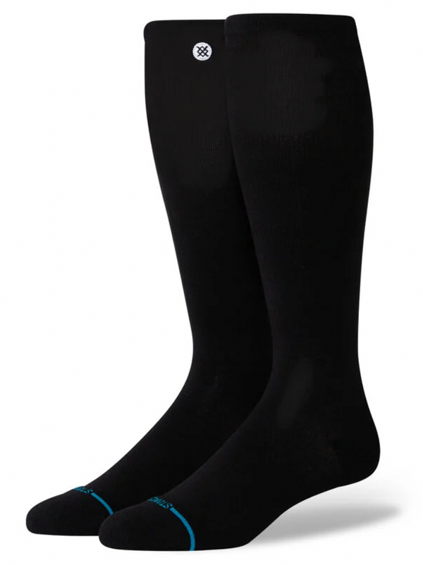 Men's Stance Compression Icon Crew Sock -Black -Large