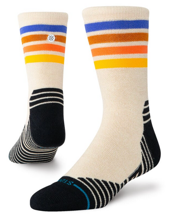 Men's Stance Bridgerton Mid Crew Sock -Canvas -Large