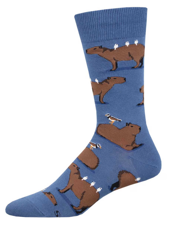 Men's Capybara Crew Sock