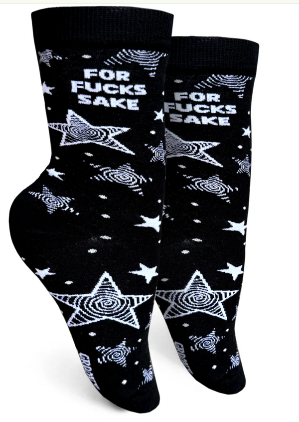 Women's For Fucks Sake Crew Socks