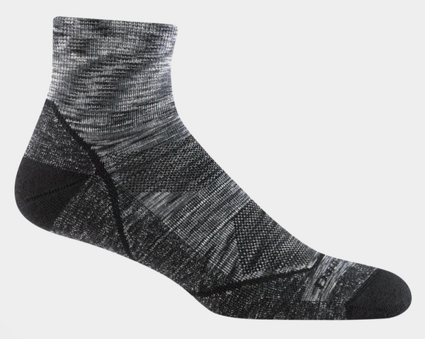 DT -Light Hiker Quarter Lightweight Hiking Socks -Space Grey -Medium