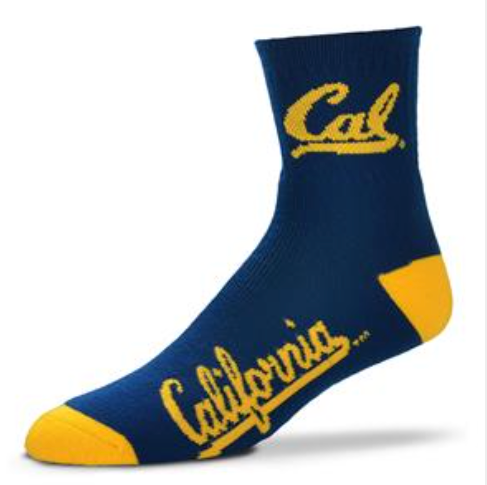 Cal Berkeley Crew Socks -Large