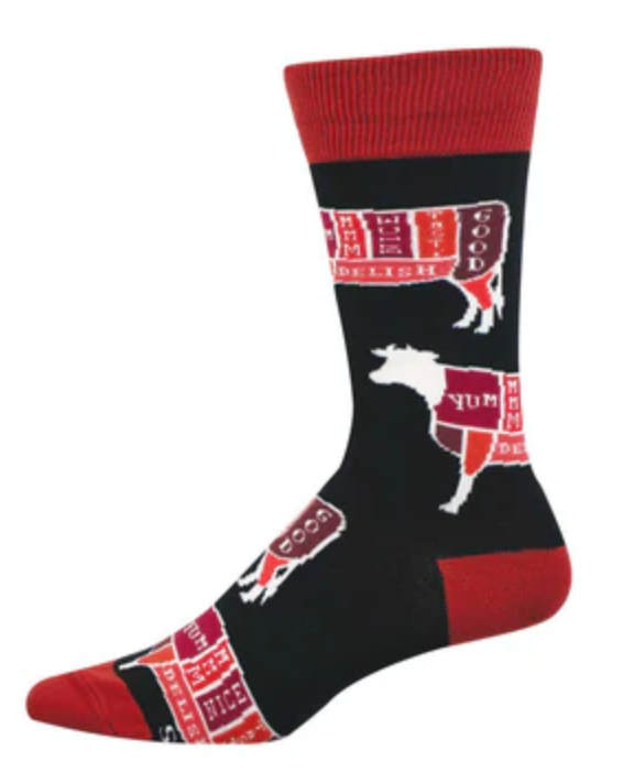 Men's Cattle Cuts Crew Socks