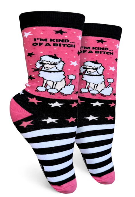 Women's I'm Kinda a Bitch Crew Socks