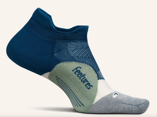 Feetures Elite Light Cushion No Show Tab -Midnight Woods -Extra Large