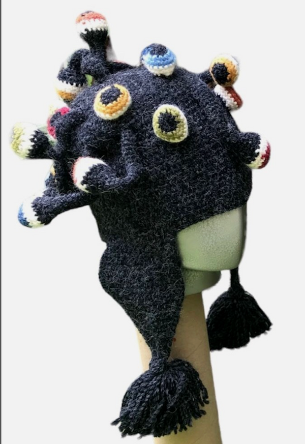 Hand Crochet Millie Eyes -Black