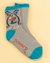 A-Z Alphabet Monogram Letter Ankle Socks: Z