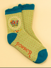 A-Z Alphabet Monogram Letter Ankle Socks: W