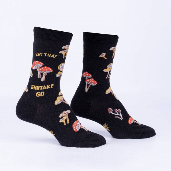 Women's Let that Shiitake Go Crew Sock