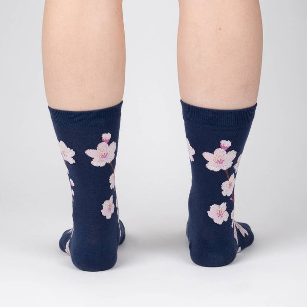 Women's Cherry Blossoms Crew Sock