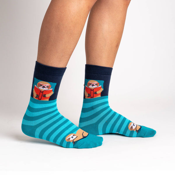 Women's Read, Sleep, Repeat Crew Sock
