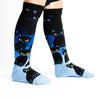 Junior Knee-High Sock: Cats In the Dark