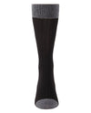 Men's Cashmere Blend Rib Knit Socks -Black*