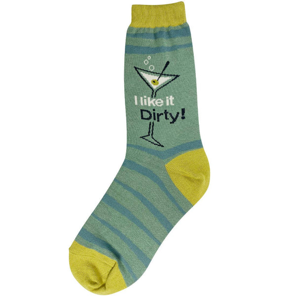 Women's Dirty Martini Crew Socks