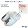 Snuggs Black Cat Slipper - Comfy - Pet lovers: Large