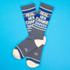 Real Men Change Diapers Gym Crew Socks