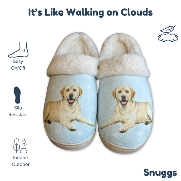 Snuggs Labrador, Yellow Slipper - Comfy - Pet lovers: Small