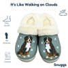 Snuggs Bernese Mt. Dog Slipper - Comfy - Pet lovers: Small