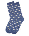 Women's Cashmere Sheep Crew Socks: Hemp Heather / 9-11*