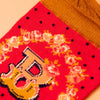 A-Z Alphabet Monogram Letter Ankle Socks: B