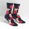 Women's Kitten Knittin' Crew Sock