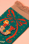 A-Z Alphabet Monogram Letter Ankle Socks: U