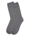 Flatknit Cashmere Crew Sock: Kombu Green / 9-11