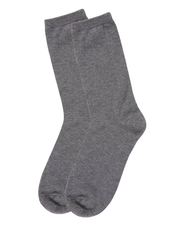 Flatknit Cashmere Crew Sock: Kombu Green / 9-11