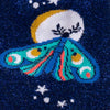 Women's Crew Sock: Moonlit Moth
