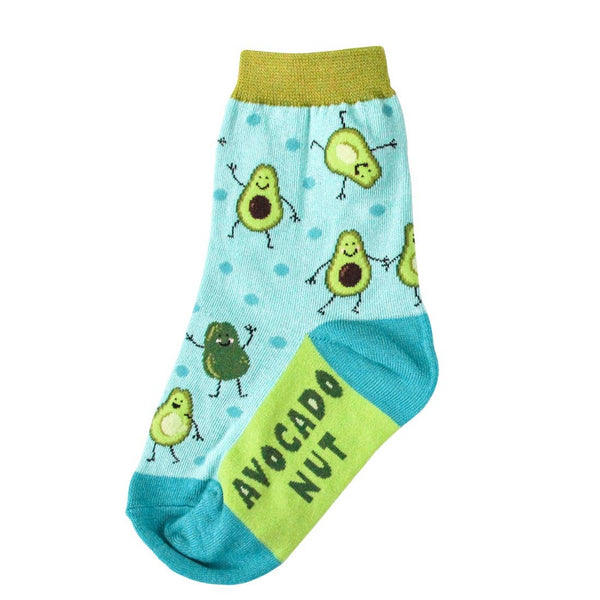 Youth Avocado socks: Youth 7-10 Years (Shoe Size 12-5Y)