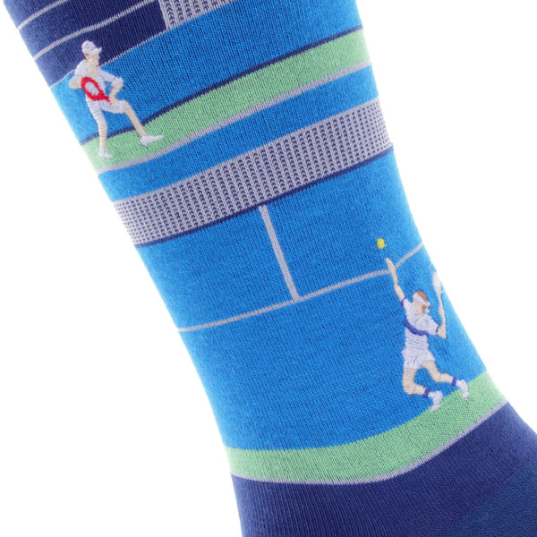 Break Point - Tennis Themed Fine Men's Socks