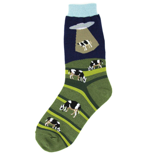 Women's Alien Abduction Crew Socks