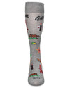 California Cool Bamboo Blend Novelty Crew Sock -Large