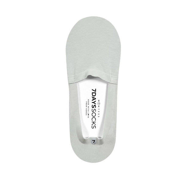 No Show Non Slip Premium Socks -Gray -Large