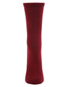 Flatknit Cashmere Crew Sock: Med Gray Heather / 9-11