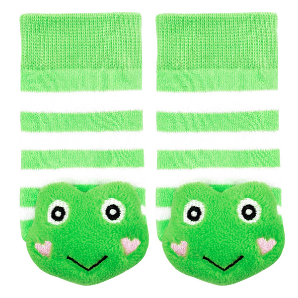 Green Frog Boogie Toes Rattle Socks: 1 - 2 Y