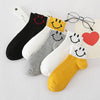 Smiley Face Assorted Ankle Sock
