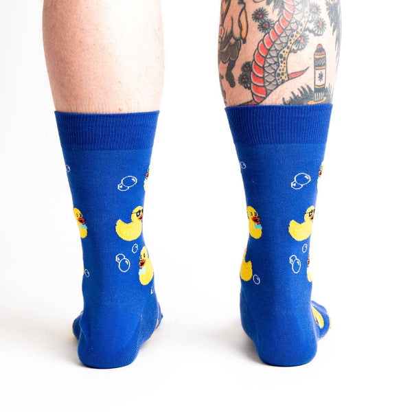 Men's Crew Sock: Rubber Duckie