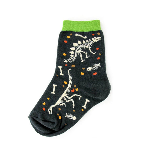Kid's Fossil Socks: Kids 4-7 Years (Shoe Size 10-1Y)