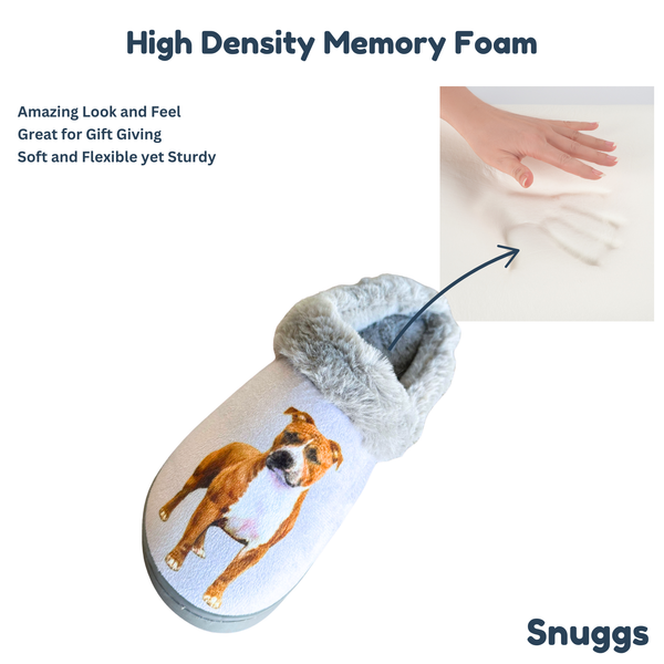 Snuggs Pit Bull Snuggs Slipper - Comfy - Pet lovers: Large