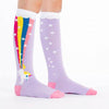 Youth Knee-High Sock: Rainbow Blast