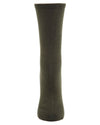 Flatknit Cashmere Crew Sock: Kombu Green / 9-11
