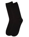 Flatknit Cashmere Crew Sock: Med Denim Heather / 9-11