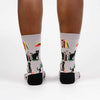 Women’s Crew Sock: Booked For Meow