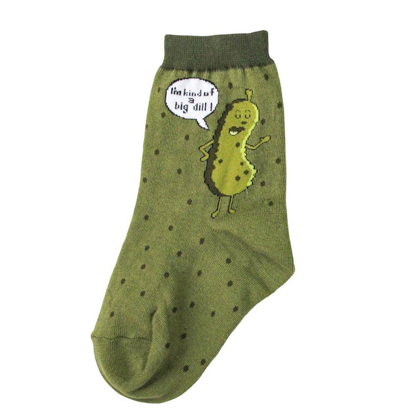 Youth Big Dill Socks: Youth 7-10 Years (Shoe Size 12-5Y)