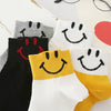 Smiley Face Assorted Ankle Sock