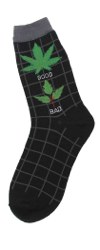 Women's Good/Bad Weed Socks