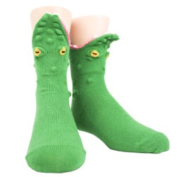 Youth 3-D Alligator Sock 7-10 Years Old