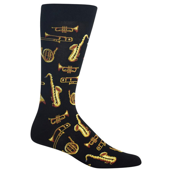 Men's Jazz Instruments Crew Sock
